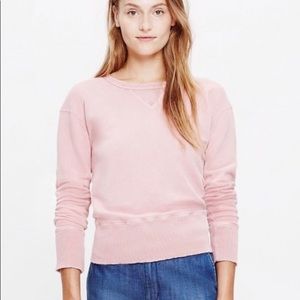 Madewell (Rivet & Thread) Light Pink Crewneck
